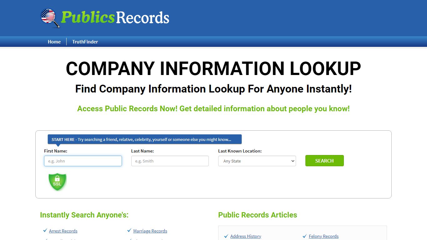 Find Company Information Lookup For Anyone Instantly!